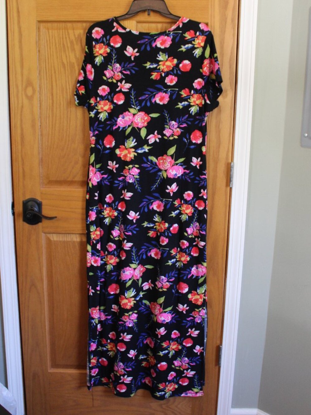 Bobbie Brooks Women's 1X Stretch Floral Dress - Picture 6 of 12